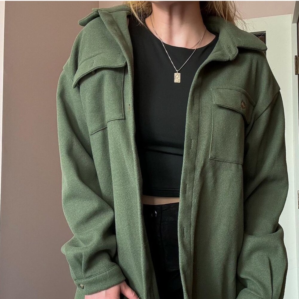 Princess Polly Forest Green Jacket